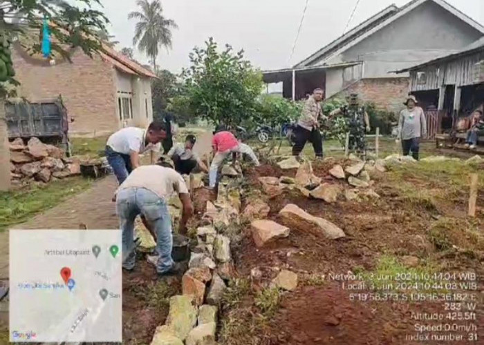 Pemerintah Desa Karangsari Gerak Cepat Gotong Royong Bedah Rumah Warga 