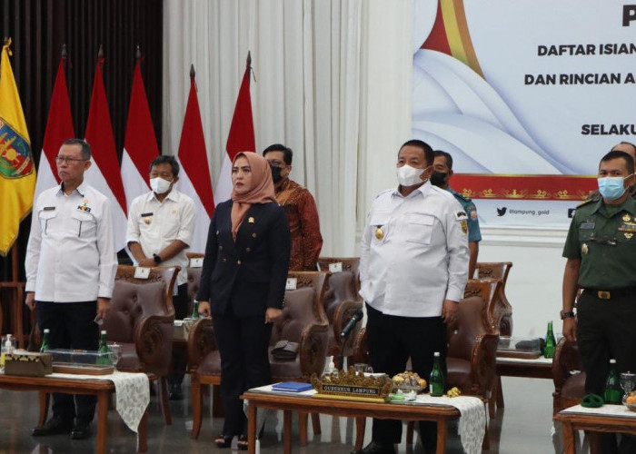 Gubernur Arinal Ikuti Penyerahan DIPA dan TKDD Tahun 2023 Oleh Presiden Jokowi 