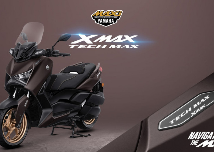 Yamaha Xmax Tech Max Resmi Mengaspal di IMOS 2025 dengan Fitur Premium