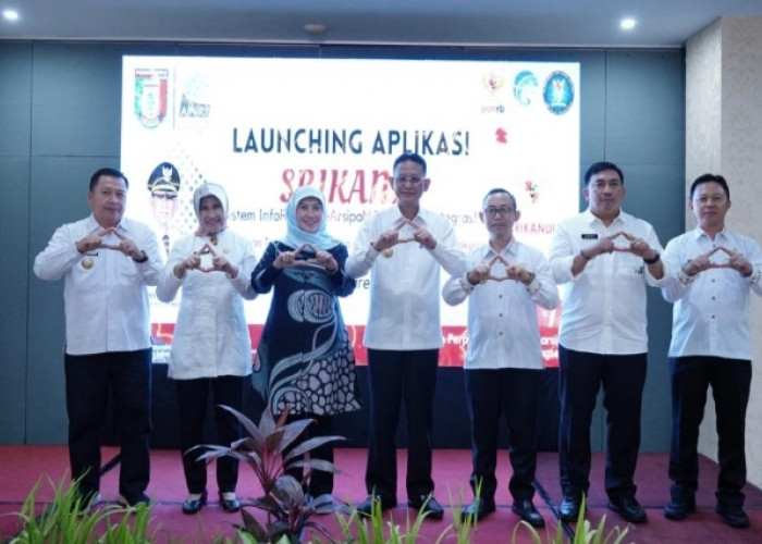 Jamin Ketersediaan Arsip Autentik, PJ Bupati Pringsewu Launching Aplikasi Srikandi