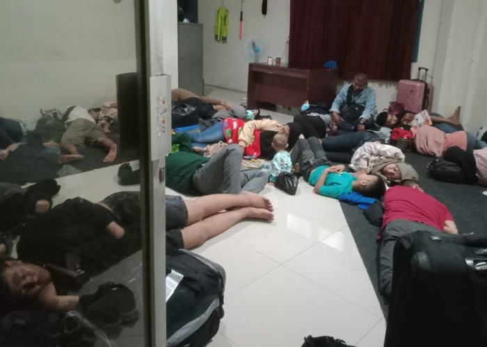 Polsek Kedaton Sediakan Tempat Beristirahat Bagi Pemudik di Terminal Rajabasa