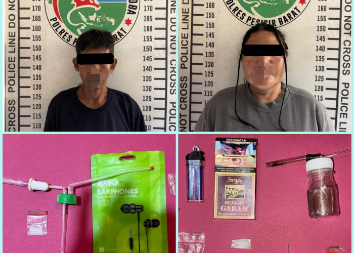 Satresnarkoba Polres Pesisir Barat Ungkap Kasus Penyalahgunaan Sabu
