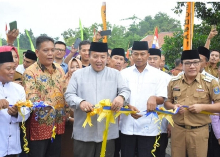Gubernur Lampung Resmikan Jembatan Way STKIP-PGRI Penghubung Kota Metro dan Lampung Timur