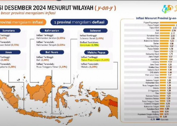 Inflasi Lampung Terkendali, Capai Target Nasional di 2024