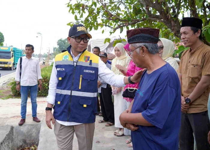 Tinjau Tiga Program Sekaligus, Gubernur Mirza Fokus Tingkatkan Kesejahteraan Warga