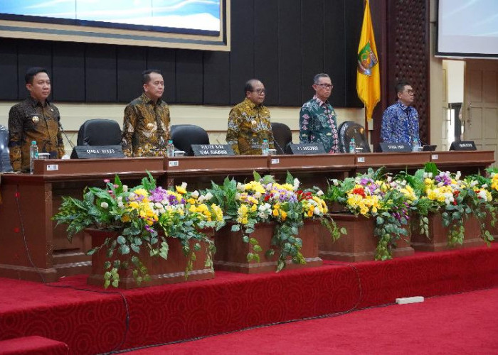 Penjabat Gubernur Lampung Buka Kegiatan Sinkronisasi Arah Kebijakan Nasional dan Daerah untuk Penyusunan APBD 