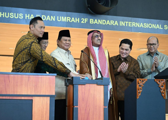 Presiden Prabowo Resmikan Terminal Khusus Haji dan Umrah di Bandara Soekarno Hatta 