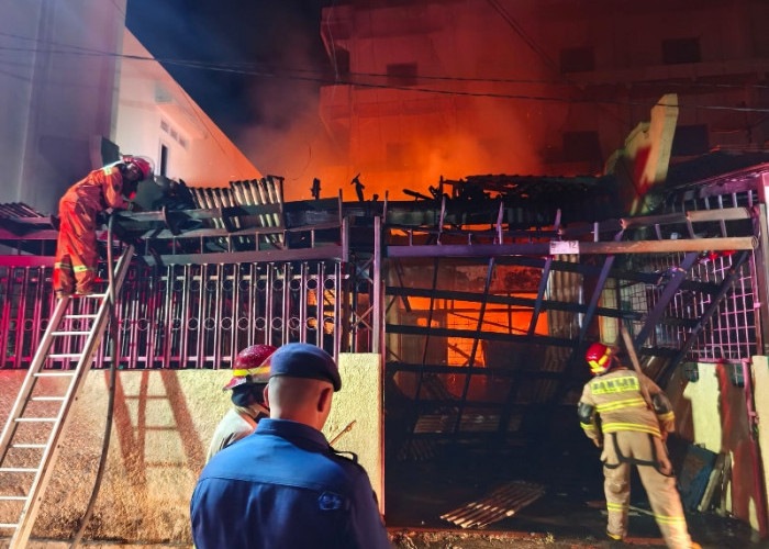 Kebakaran Rumah di Tanjung Karang Pusat, Kerugian Capai Rp 200 Juta