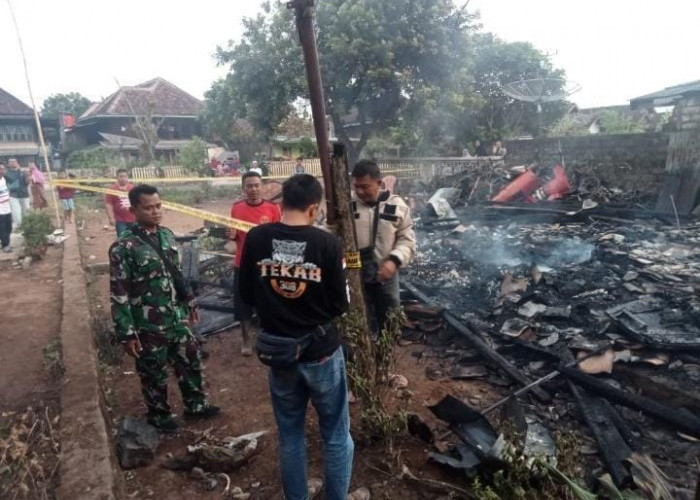 Kebakaran Melahap Habis Satu Rumah di Kampung Rantau Temiang, Bantuan Dinas Sosial Menunggu Proposal