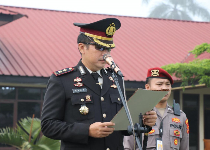 Polres Lampung Barat Gelar Upacara Peringatan Hari Lahir Pancasila