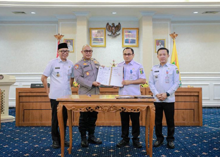 Sinergi Pemprov Lampung dan TNI-Polri Diperkuat Lewat Naskah Perjanjian Hibah Daerah