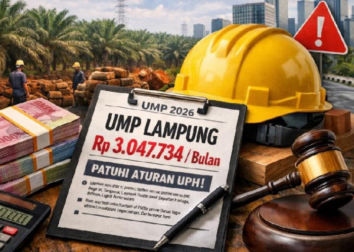 Resmi Berlaku 2026, UMP Lampung Ditetapkan Rp3,04 Juta