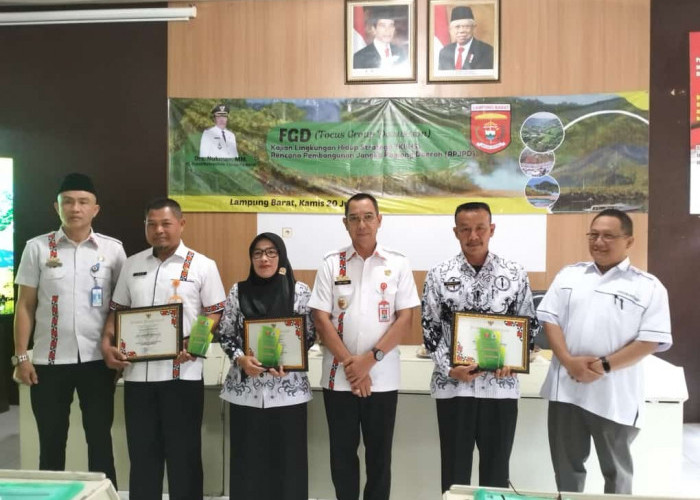 Mantap! Tiga Sekolah di Lampung Barat Raih Penghargaan Adiwiyata 