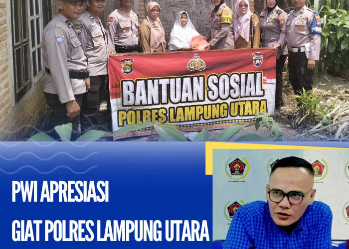 Ketua PWI Apresiasi Giat Polisi Peduli Polres Lampung Utara