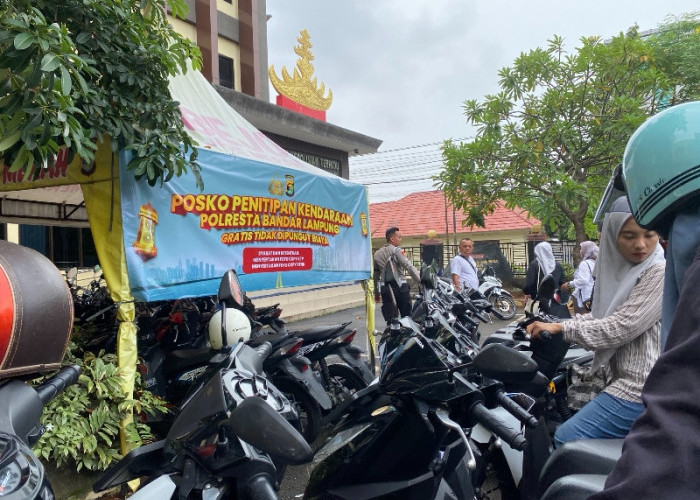 Polresta Bandar Lampung Sediakan Layanan Titip Kendaraan Gratis Selama Mudik Lebaran 2026