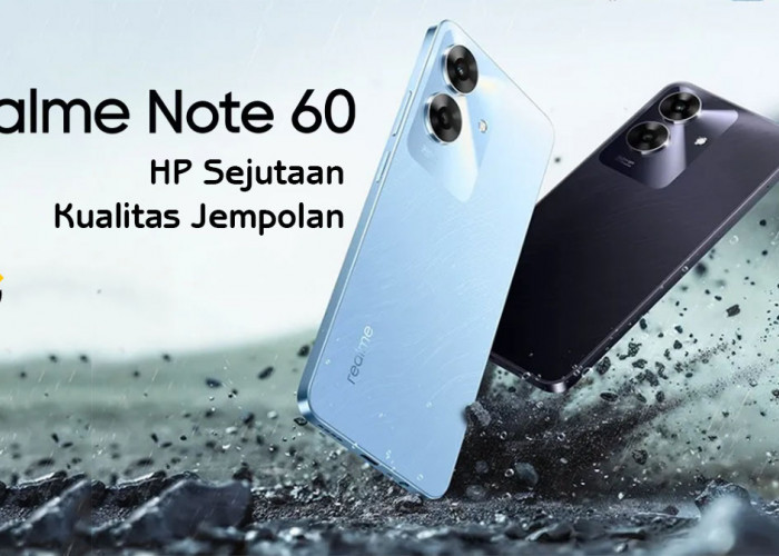 Resmi Dirilis, Ini Spesifikasi dan Harga HP Tahan Banting Realme Note 60