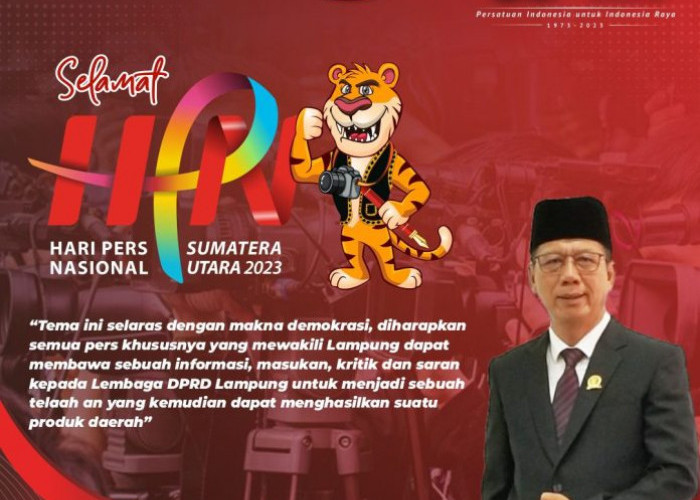 Wakili Ketua DPRD Lampung Hadiri HPN Di Medan