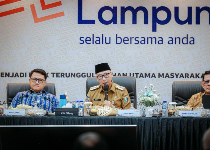 Dana Rp32 Triliun Harus Berputar di Lampung, Gubernur Mirza Dorong Peran Bank Lampung