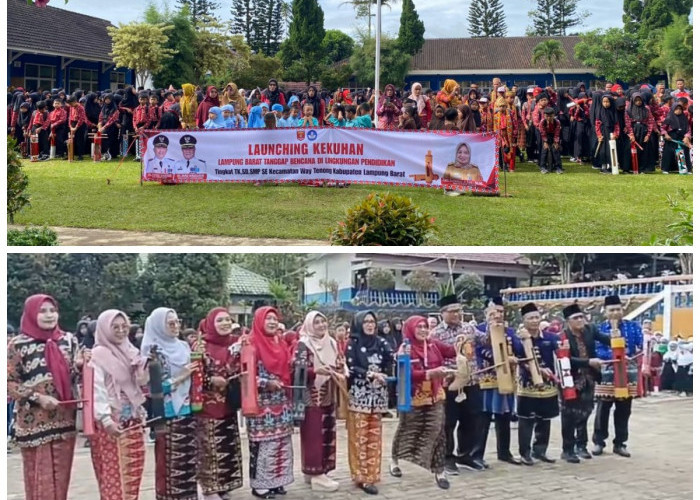 Kukuhan Diresmikan, Kentongan Jadi Alarm Darurat di Lampung Barat