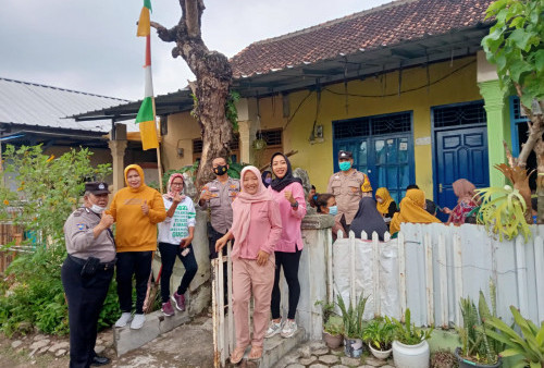 Jajaran Polsek TkT Buka Gerai Vaksinasi di Kelurahan Sawahlama