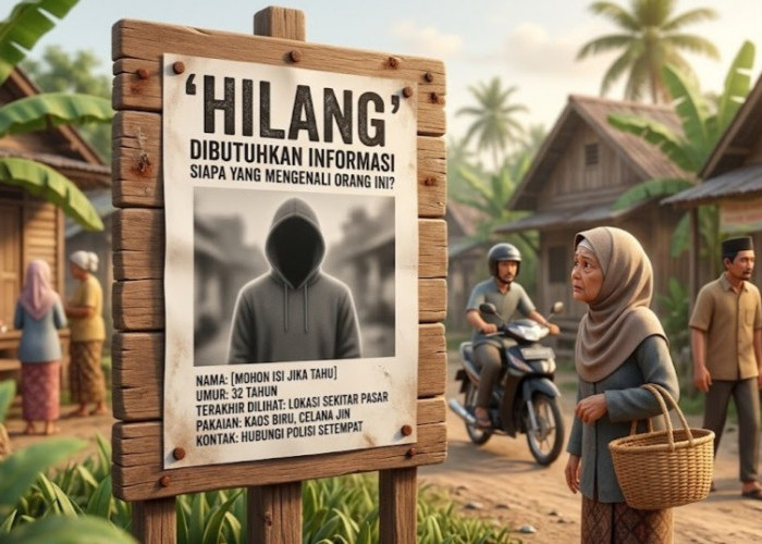 Pria Sakit Saraf Asal Srengit Dilaporkan Hilang, Warga Diminta Waspada