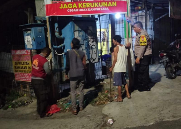 Polresta Bandar Lampung Pasang Ratusan Spanduk Himbauan Pilkada Damai, Jaga Kerukunan dan Tolak Politik Uang