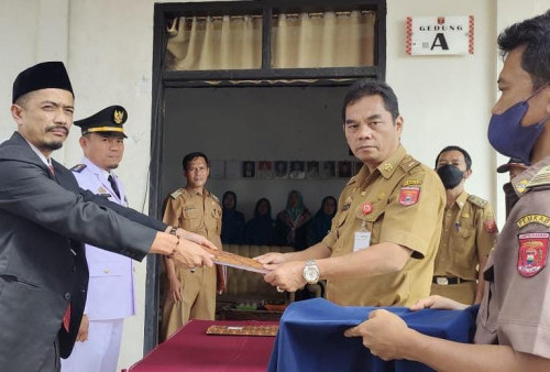 Langsungkan Sertijab, Jabatan Camat Sukau Resmi Berganti