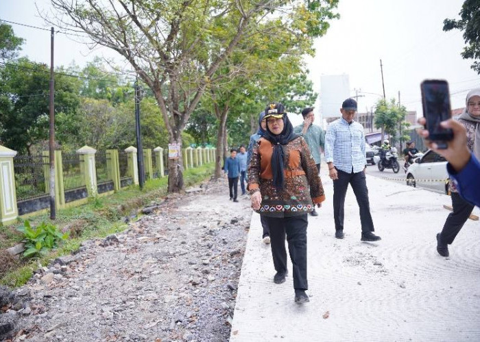 Pemkot Bandar Lampung Perbaikan Jalan, Drainase, dan Trotoar di Sejumlah Kecamatan