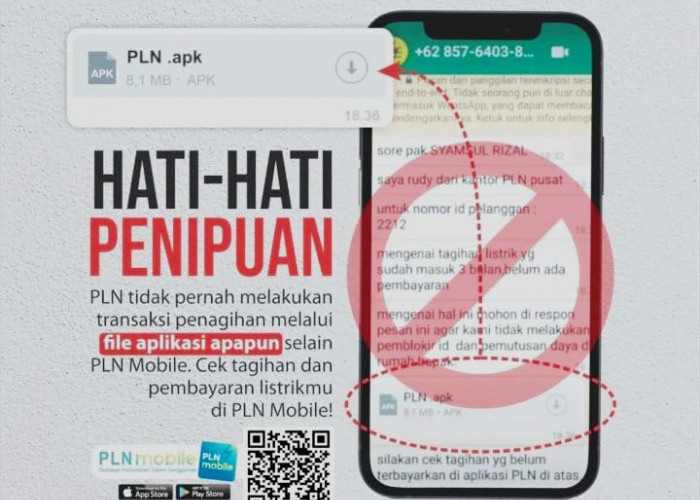 PLN Imbau Pelanggan Waspadai Penipuan Berbasis Pesan WhatsApp