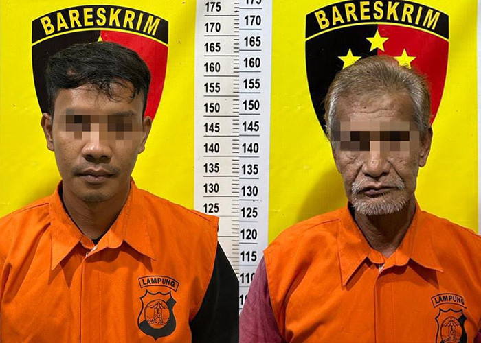 Dua Pelaku Pencuri Gilingan Padi Diamankan Polsek Natar Lampung Selatan