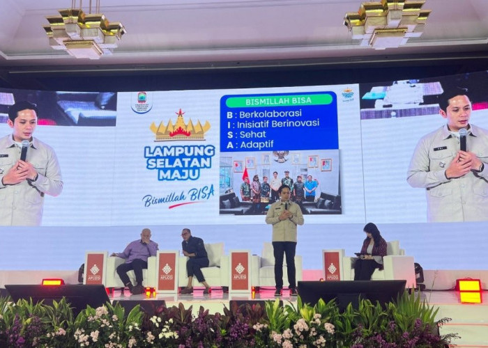 Rakernas APUDSI: Bupati Egi Pratama Paparkan Strategi Pariwisata Desa Lampung Selatan