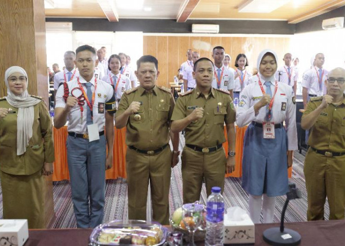 Diklat Calon Pasukan Pengibar Bendera Pusaka Tingkat Provinsi Lampung Tahun 2024 Resmi Dibuka