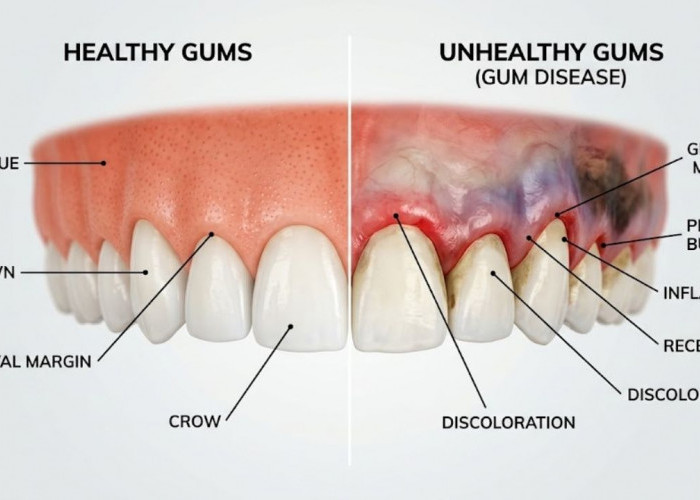 Waspada! Perubahan Warna Gusi Bisa Jadi Tanda Masalah Serius pada Kesehatan Mulut