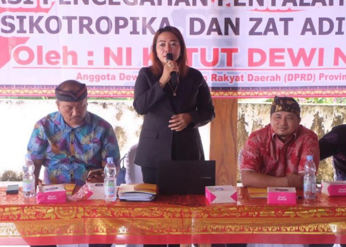 Ni Ketut Dewi Nadi Mengajak Masyarakat Untuk Menjadi Garda Terdepan Pencegahan Penyalahgunaan Narkoba