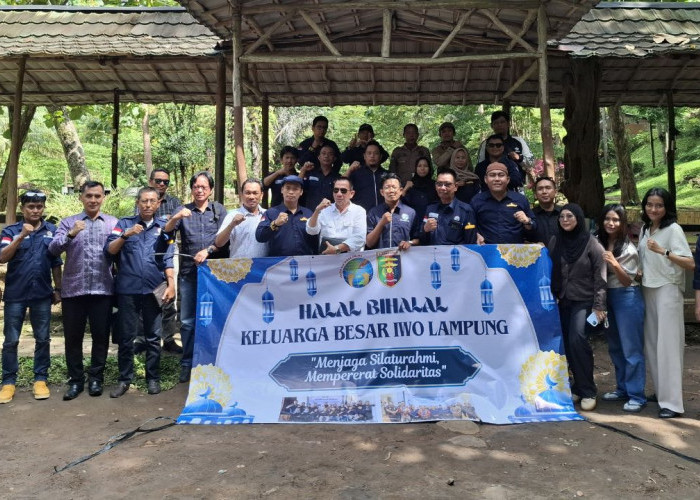 Gelar Halal Bihalal, IWO Lampung Komitmen Tingkatkan Kapasitas