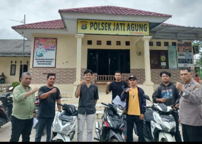 Diduga Hasil Curian Tiga Sepeda Motor di Amankan Polsek Jatiagung 