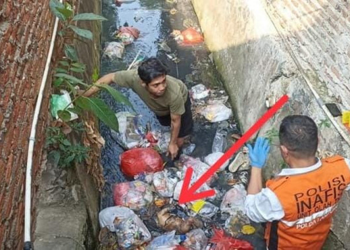 Polisi Dalami Penemuan Jasad Bayi di Sungai Tanjung Agung Bandar Lampung