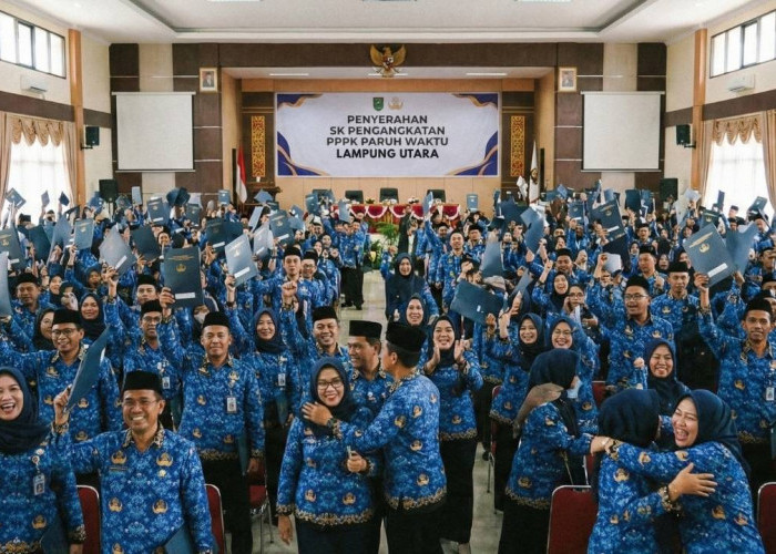 Kabar Baik! SK 4.784 PPPK Paruh Waktu Honorer Lampura Dibagikan 31 Desember