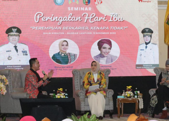 Ketua TP PKK Lampung Beberkan Tips Sukses Bagi Wanita Dalam Karir dan Keluarga 