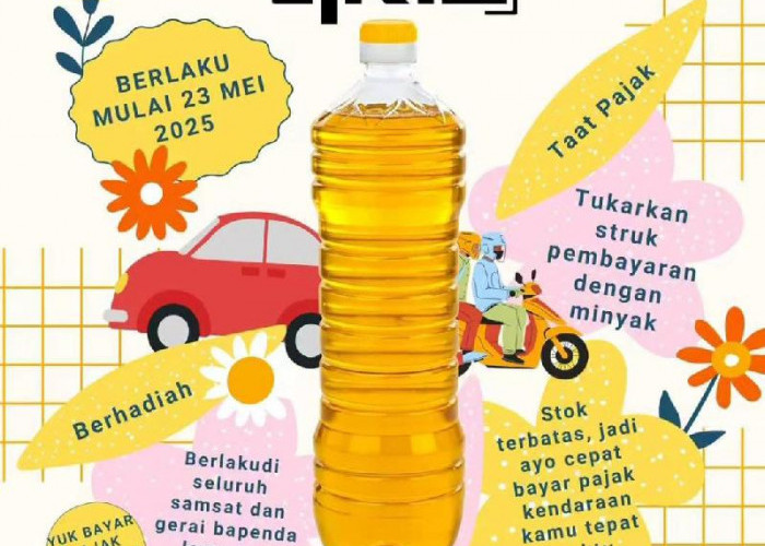 Wajib Pajak di Lampung Bisa Dapat Minyak Goreng Gratis Jika Bayar PKB Lewat QRIS