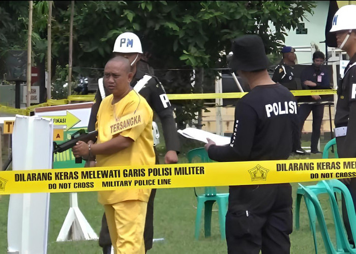 Rekonstruksi Kasus Penembakan Polisi di Way Kanan Digelar, Kuasa Hukum Korban Mengaku Kecewa