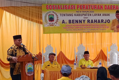 Ketua DPD Golkar Lamsel Sosperda Tentang KLA di Rejomulyo 