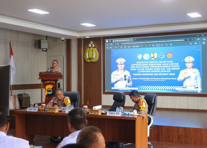 Rakor 5 Pilar Digelar, Polresta Bandar Lampung Siap Amankan Mudik Lebaran 2026