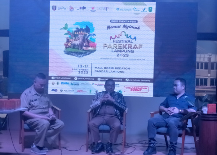 Saksikan, Disparekraf Gelar Festival Parekraf Lampung 2023 di Mall Boemi Kedaton 13 -17 September 2023