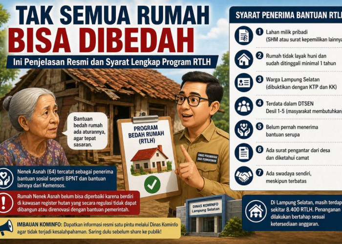 Pemkab Lamsel Klarifikasi Kasus Nenek Asnah, Bantuan Bedah Rumah Terkendala Legalitas Tanah