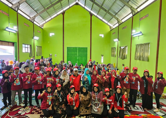 Gelar Lomba Mewarnai, Pekon Tanjung Raya Hadirkan Bunda PAUD Lampung Barat