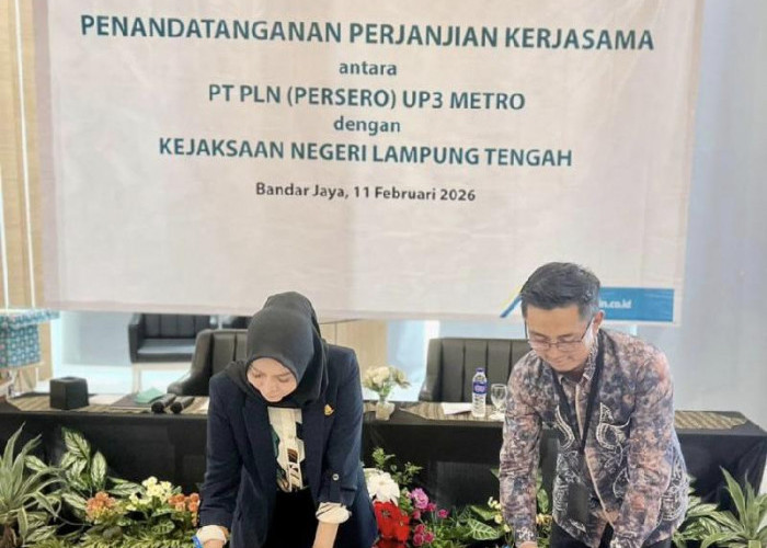 Perkuat Aspek Hukum, PLN UP3 Metro Jalin Kerja Sama dengan Kejari