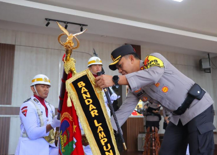 Kapolresta Bandar Lampung Pimpin Upacara Pensucian Dhuaja Wira Bhakti Anggakara Catra