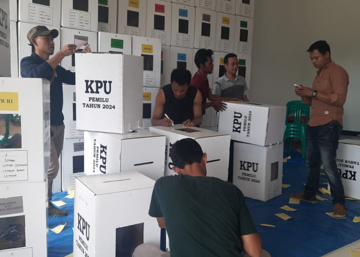 KPU Lampung Barat Terus Persiapkan Logistik Pemilu 2024