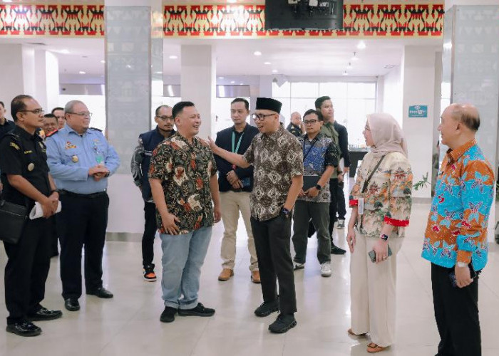 Gubernur Mirza Tinjau Kesiapan Bandara Radin Inten II Pasca Kembali Berstatus Internasional
